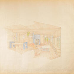 Section of Living Room, House Remodel for Katie Lang and Tom Slattery