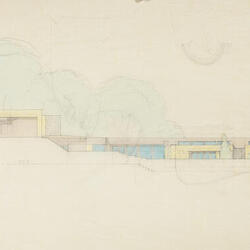 Street Elevation, House Remodeling for Robert Major