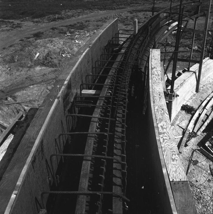 
Construction View Showing Detail of Formwork for Sanctuary Wall, Annunciation Greek Orthodox Church