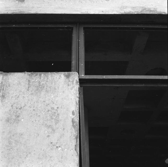 Construction View Showing Detail of Window Framing, Annunciation Greek Orthodox Church