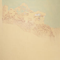 Perspective View Looking Uphill, House Remodel for Barbara and Jon Heiser, project