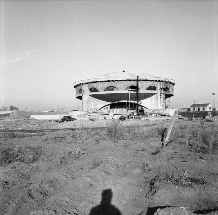 Construction View Showing Building Exterior, Annunciation Greek Orthodox Church