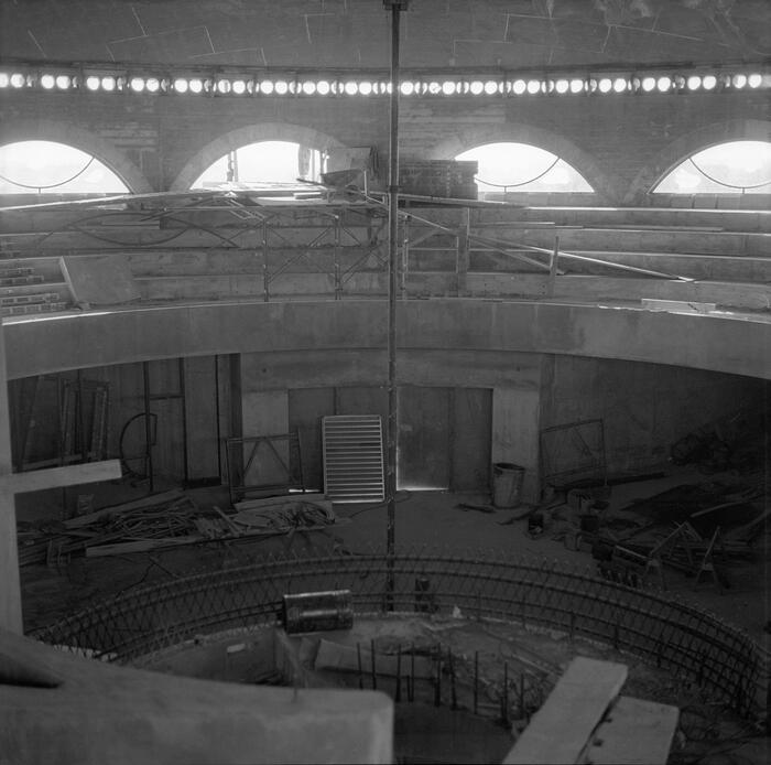 Construction View Showing Sanctuary Interior, Annunciation Greek Orthodox Church