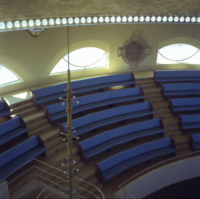 Construction View of Sanctuary Balcony, Annunciation Greek Orthodox Church