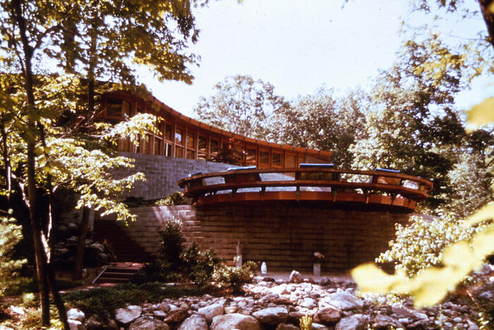 View of House Showing Terrace Deck, Addition for H. R. Shepherd to the John L. Rayward House
