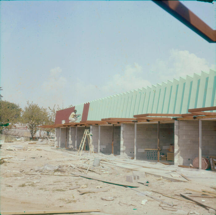 Construction View of Guest Room Wing, Snow Flake Motel for Mr. and Mrs. Sarkasian
